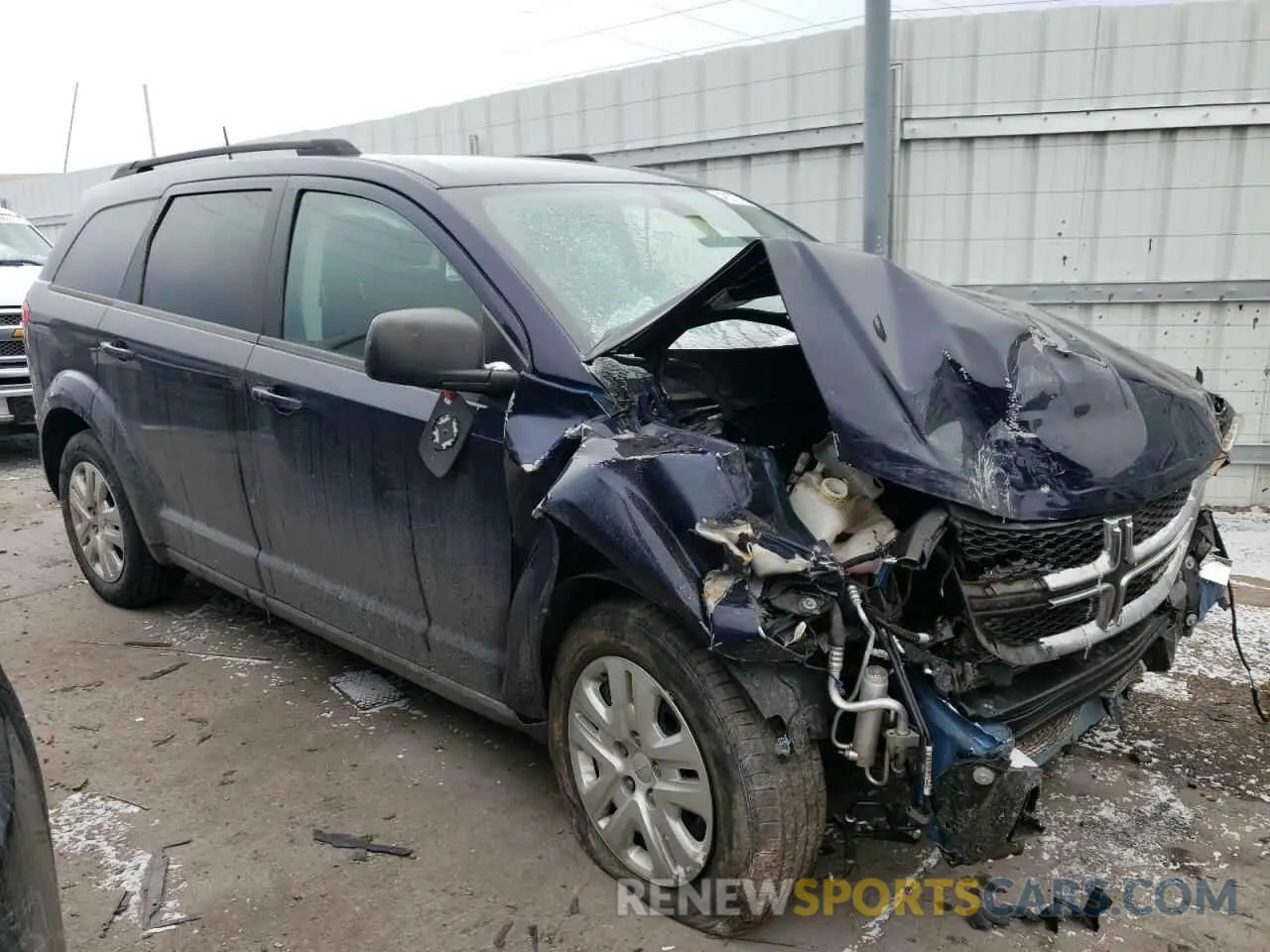 4 fotografías del automóvil dañado 3C4PDCABXLT275595 DODGE JOURNEY 2020