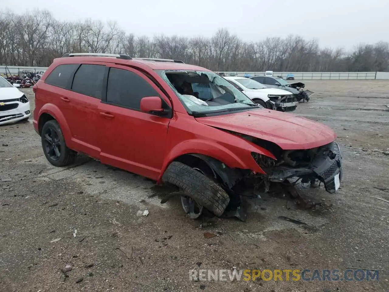 4 fotografías del automóvil dañado 3C4PDCGB1LT194167 DODGE JOURNEY 2020