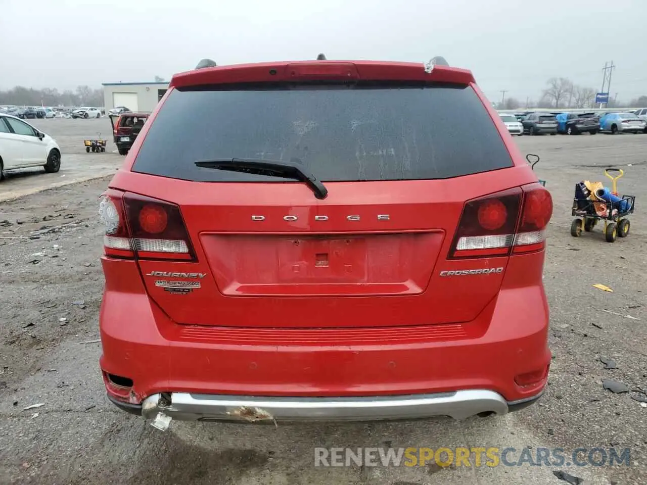 6 fotografías del automóvil dañado 3C4PDCGB1LT194167 DODGE JOURNEY 2020