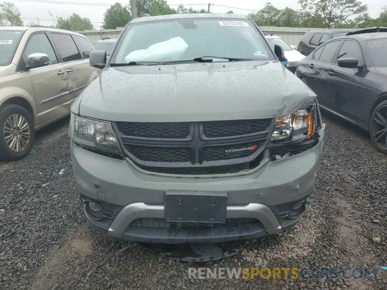 5 fotografías del automóvil dañado 3C4PDCGB1LT269708 DODGE JOURNEY 2020