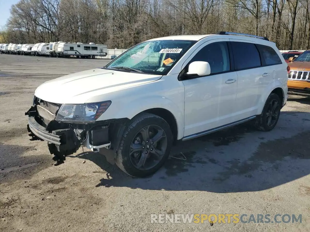 1 fotografías del automóvil dañado 3C4PDCGB2LT187891 DODGE JOURNEY 2020