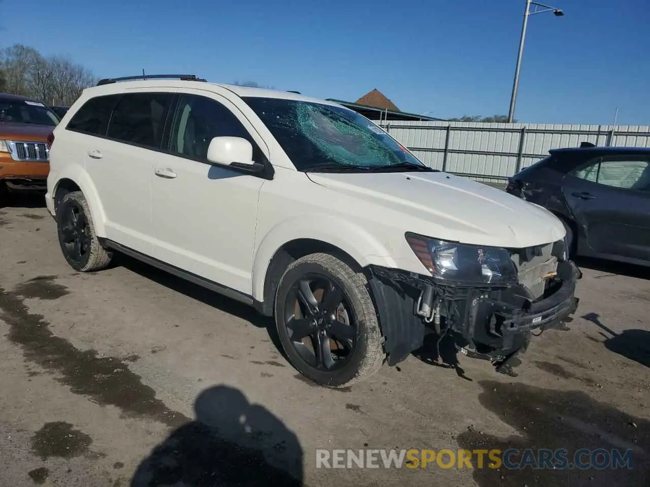 4 fotografías del automóvil dañado 3C4PDCGB2LT187891 DODGE JOURNEY 2020