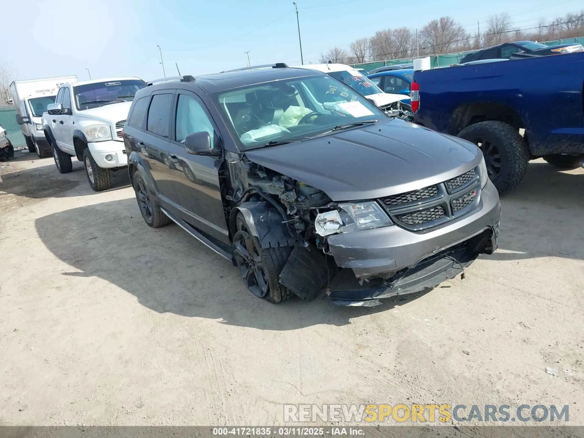 1 fotografías del automóvil dañado 3C4PDCGB2LT188152 DODGE JOURNEY 2020