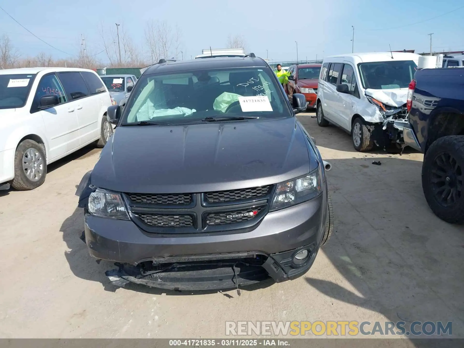 11 fotografías del automóvil dañado 3C4PDCGB2LT188152 DODGE JOURNEY 2020