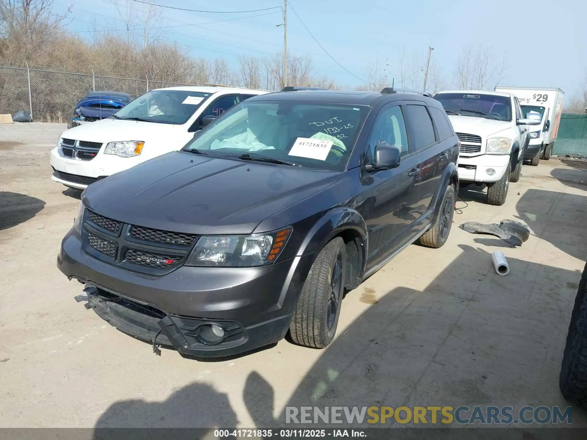 2 fotografías del automóvil dañado 3C4PDCGB2LT188152 DODGE JOURNEY 2020