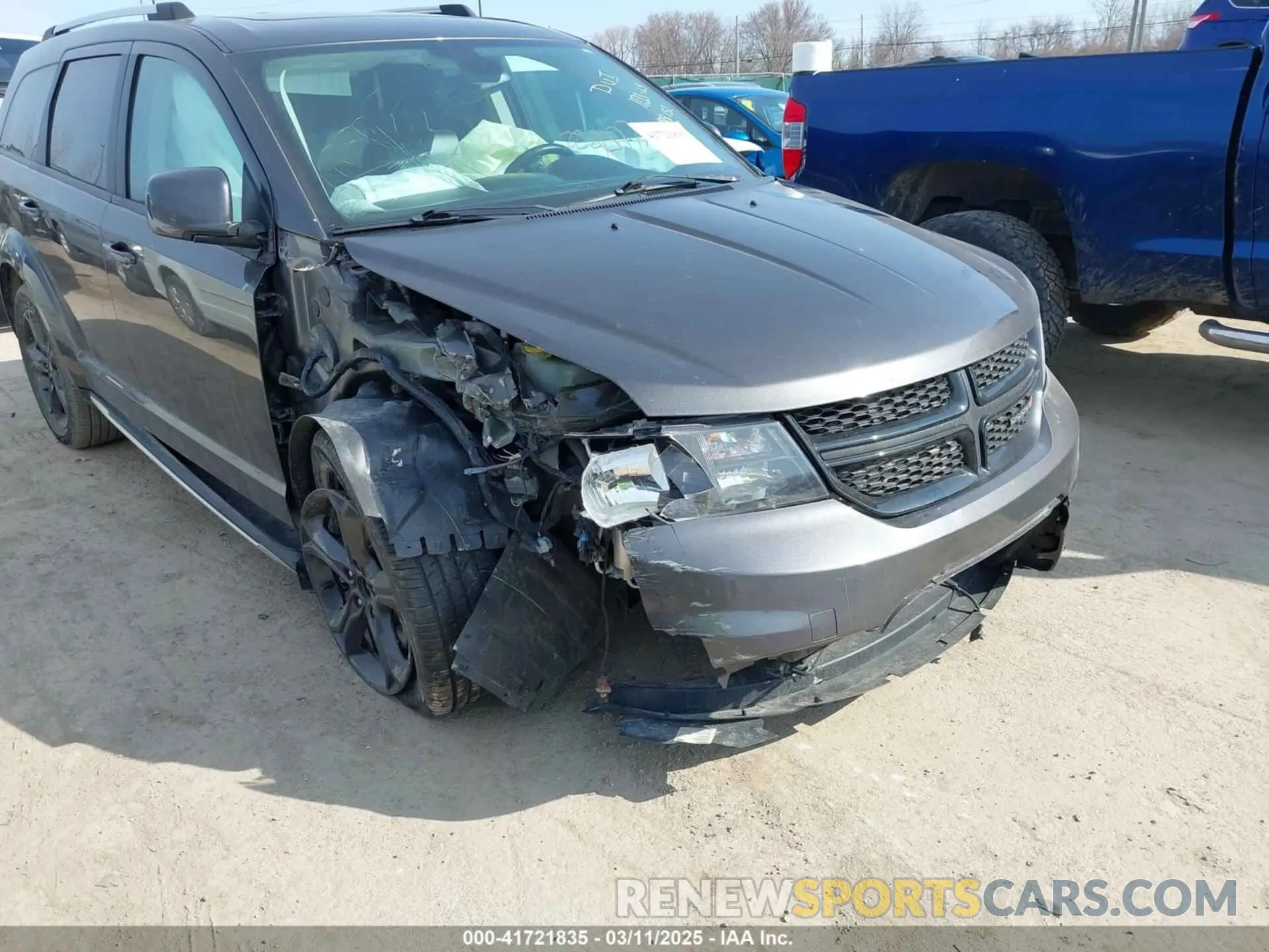 6 fotografías del automóvil dañado 3C4PDCGB2LT188152 DODGE JOURNEY 2020