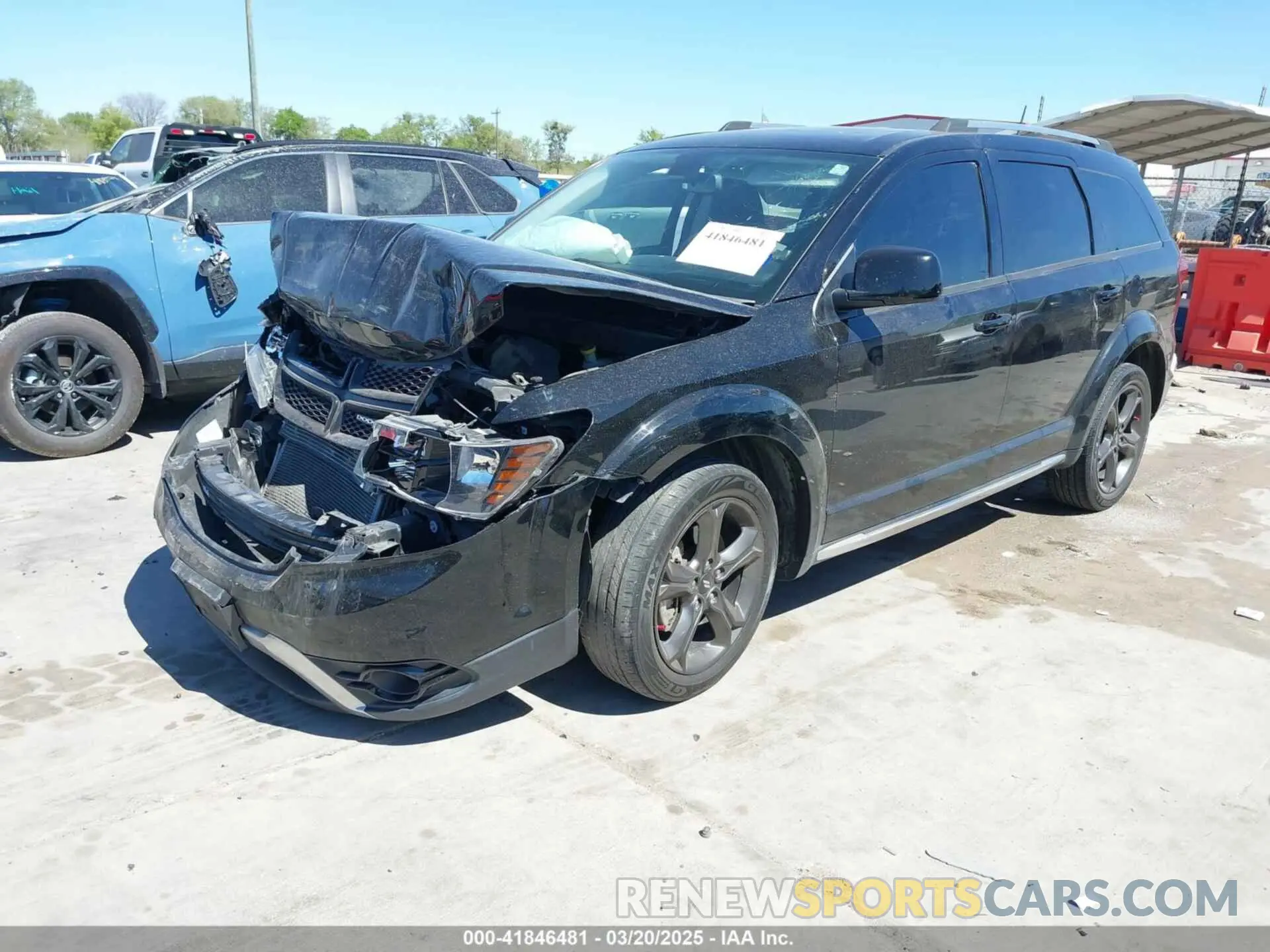 2 fotografías del automóvil dañado 3C4PDCGB3LT231591 DODGE JOURNEY 2020