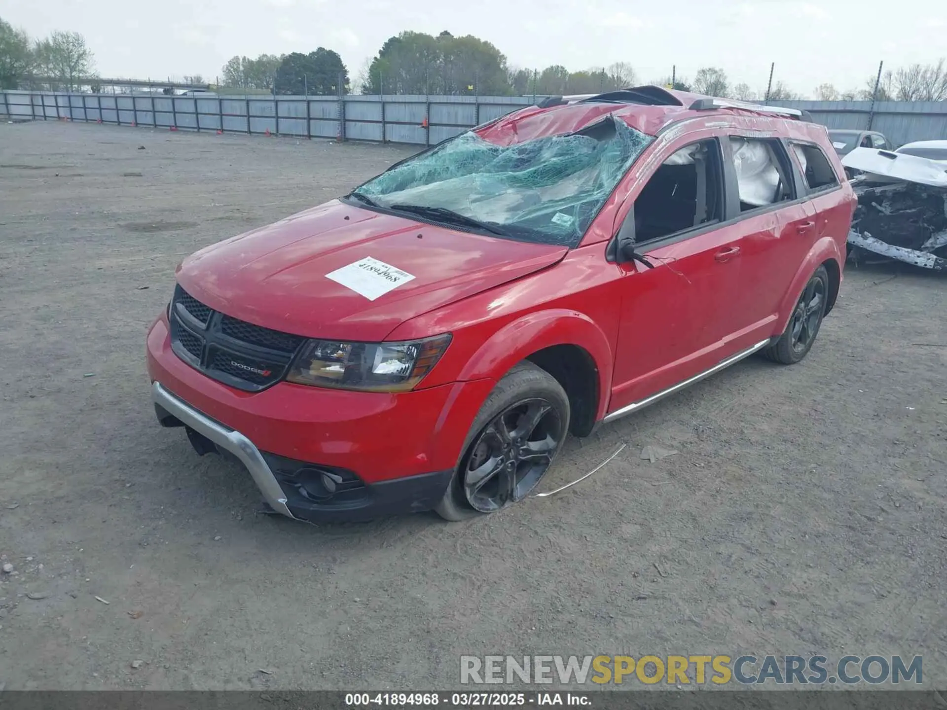 2 fotografías del automóvil dañado 3C4PDCGB4LT193479 DODGE JOURNEY 2020