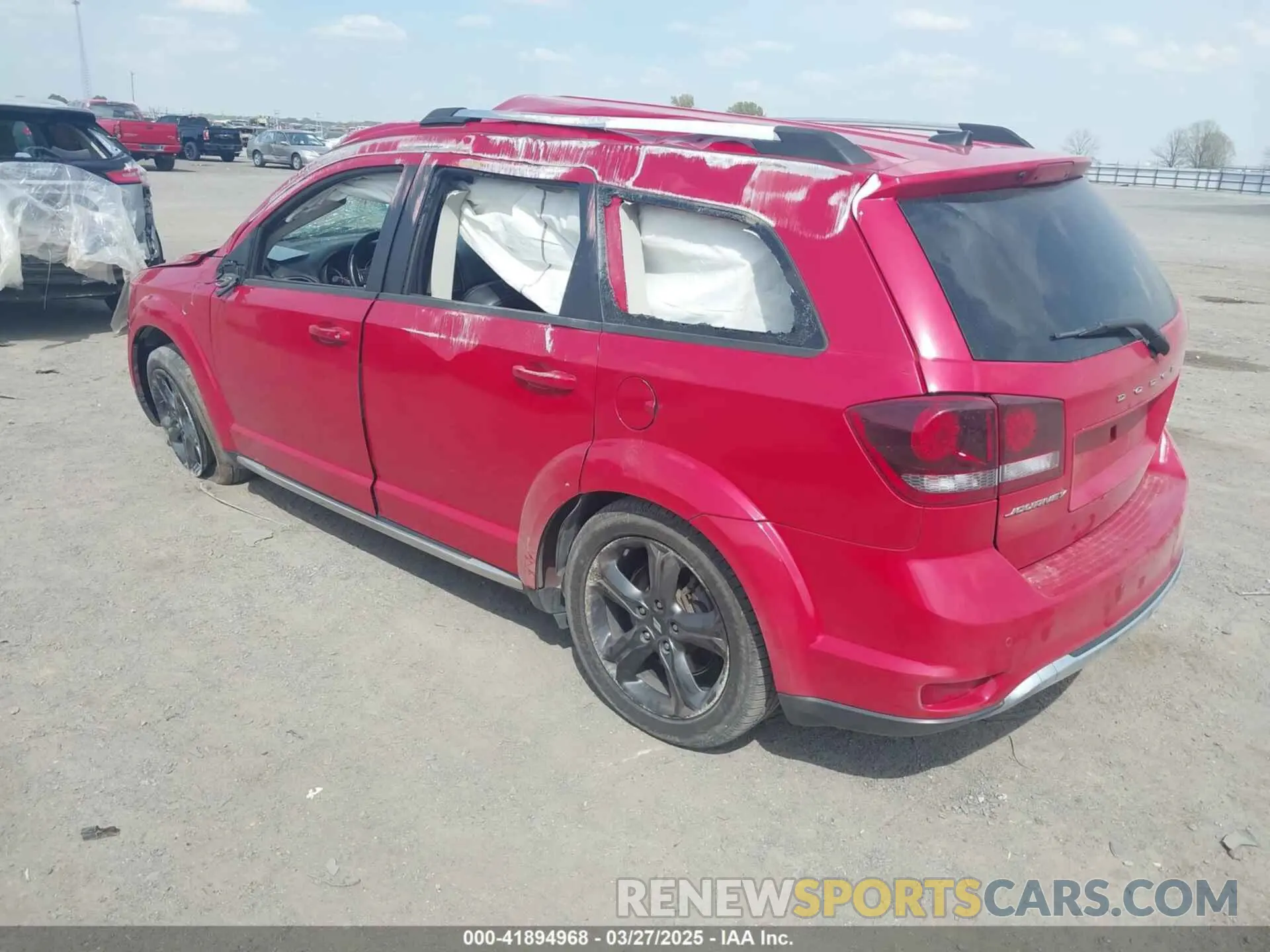 3 fotografías del automóvil dañado 3C4PDCGB4LT193479 DODGE JOURNEY 2020