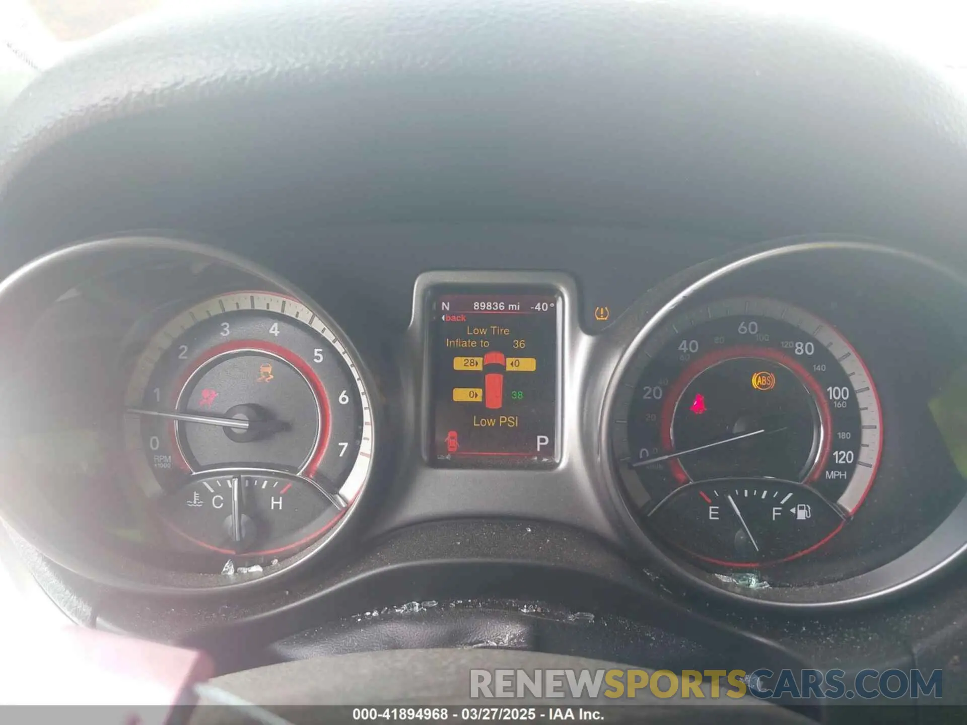 7 fotografías del automóvil dañado 3C4PDCGB4LT193479 DODGE JOURNEY 2020