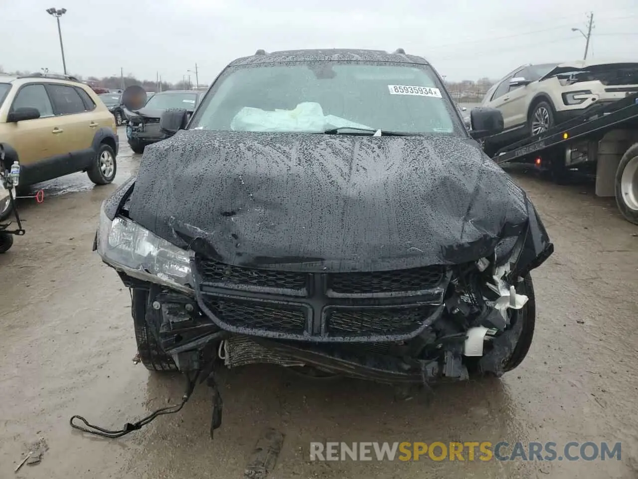 5 fotografías del automóvil dañado 3C4PDCGB4LT263823 DODGE JOURNEY 2020