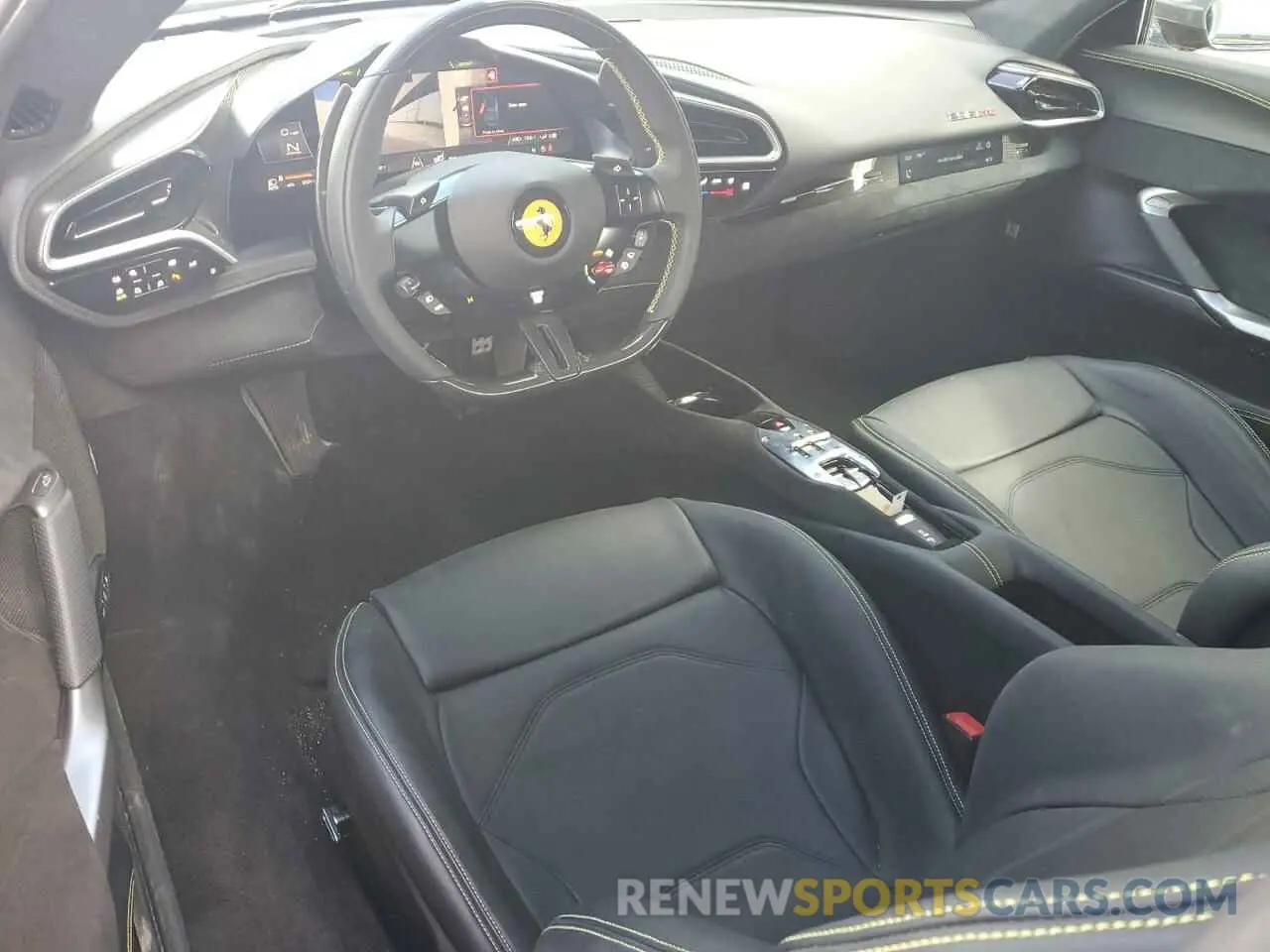 8 fotografías del automóvil dañado ZFF99SLA3P0294907 FERRARI 296GTB 2023