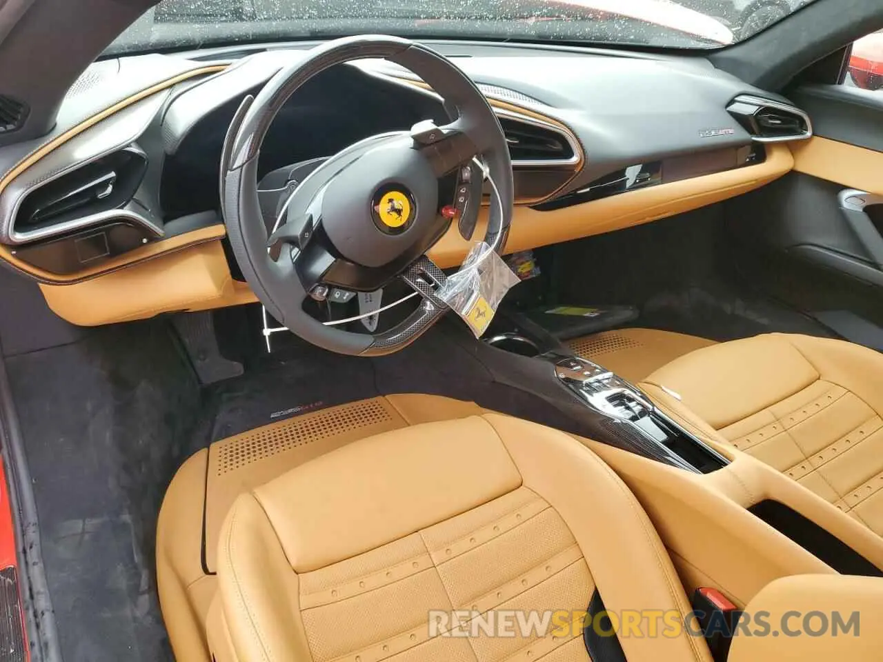 8 fotografías del automóvil dañado ZFF99SLA9R0310238 FERRARI 296GTB 2024