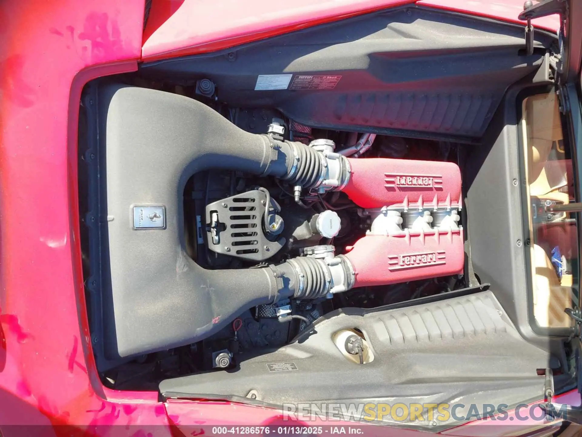 10 fotografías del automóvil dañado ZFF67NFAXA0175314 FERRARI 458 ITALIA 2010