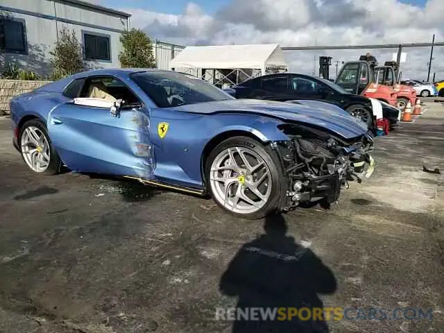 10 fotografías del automóvil dañado ZFF97CMA1M0265718 FERRARI 812 2021