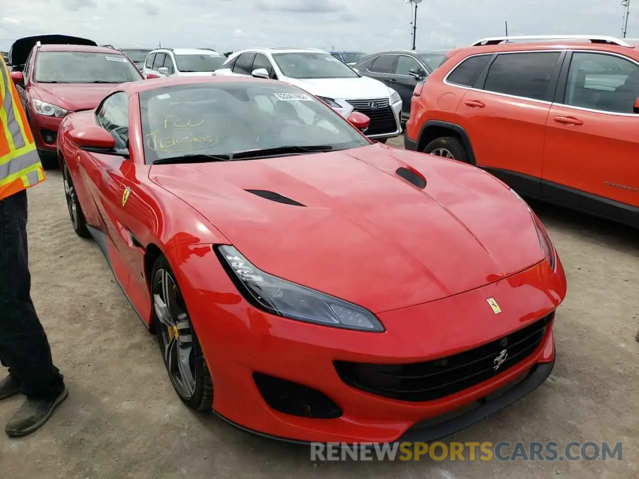 1 fotografías del automóvil dañado ZFF89FPA5K0246329 FERRARI ALL MODELS 2019
