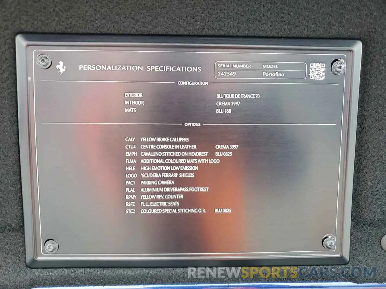 12 fotografías del automóvil dañado ZFF89FPAXK0242549 FERRARI ALL MODELS 2019