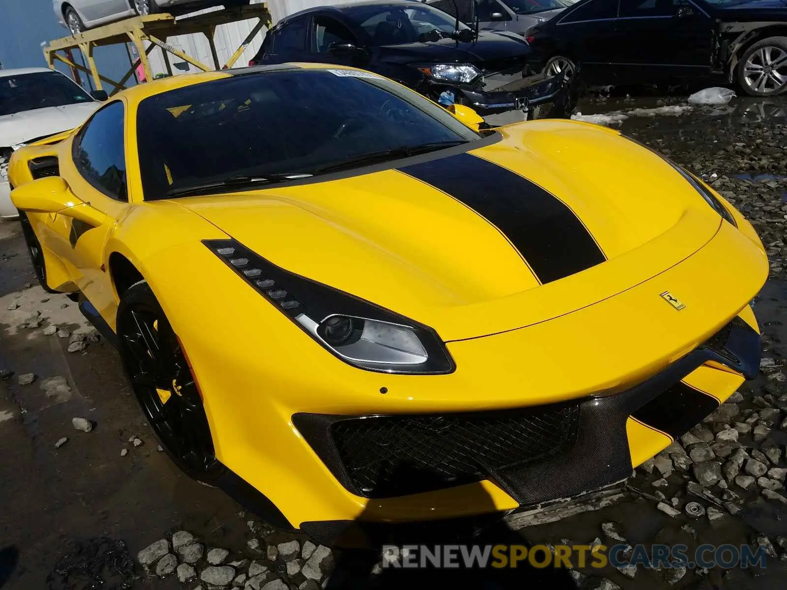 1 fotografías del automóvil dañado ZFF90HLA4L0248297 FERRARI ALL MODELS 2020