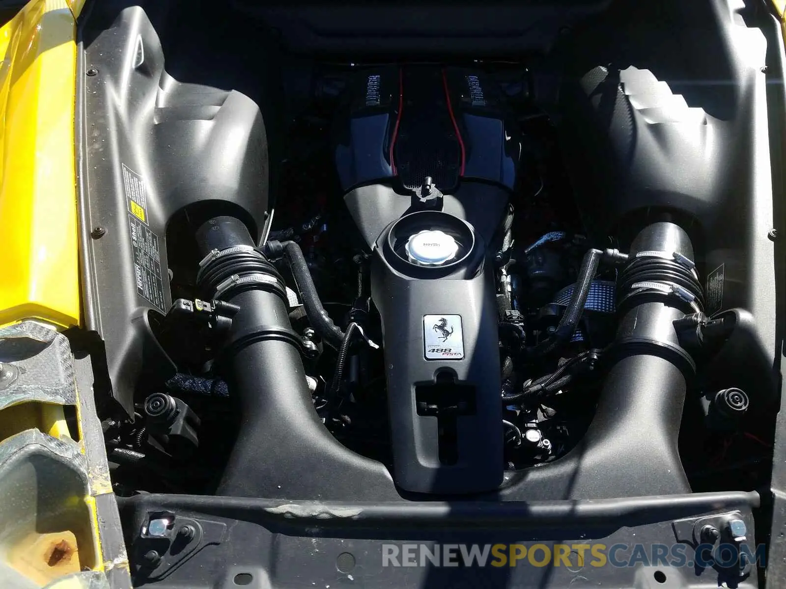 7 fotografías del automóvil dañado ZFF90HLA4L0248297 FERRARI ALL MODELS 2020