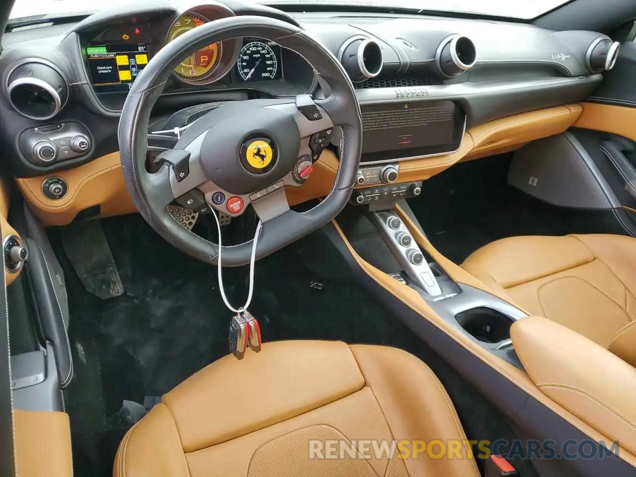 8 fotografías del automóvil dañado ZFF89FPA0M0259248 FERRARI ALL MODELS 2021