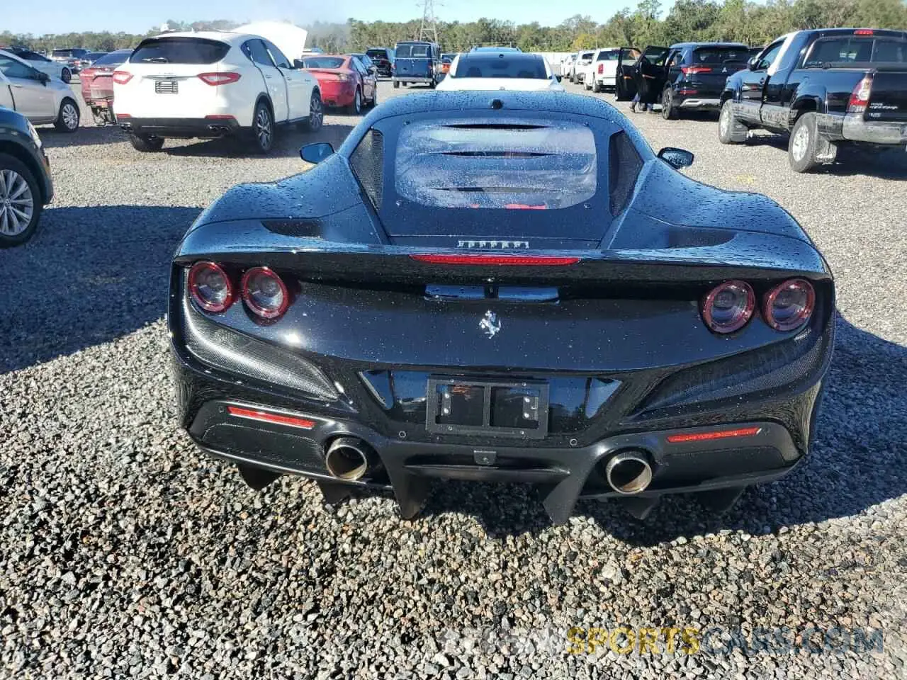 6 fotografías del automóvil dañado ZFF92LLAXN0276105 FERRARI ALL MODELS 2022