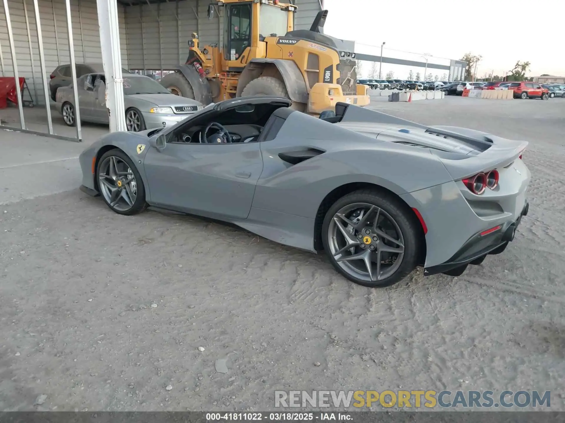 3 fotografías del automóvil dañado ZFF93LMA0N0280627 FERRARI F8 SPIDER 2022
