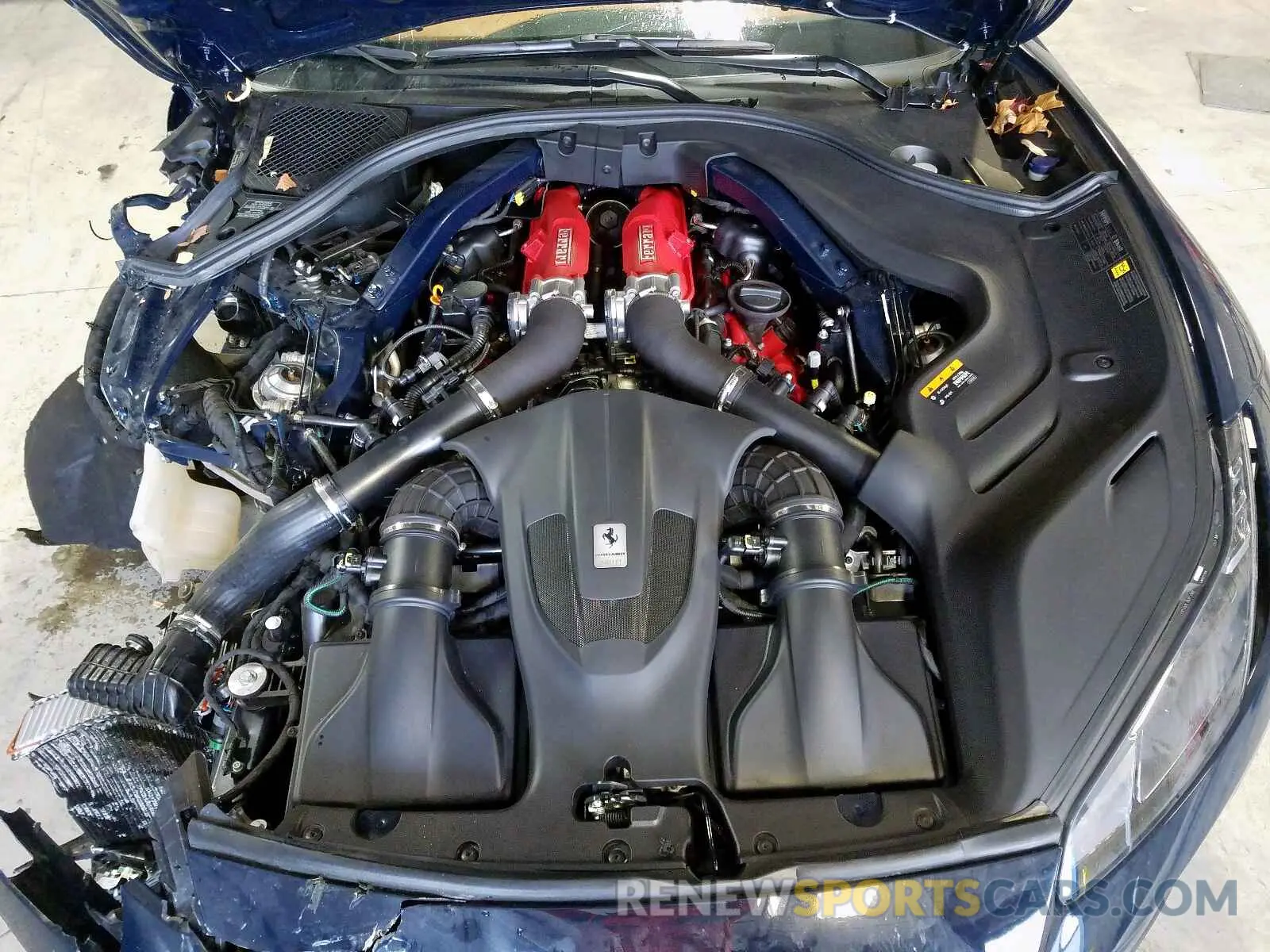 7 fotografías del automóvil dañado ZFF89FPA3K0240111 FERRARI PORTOFINO 2019