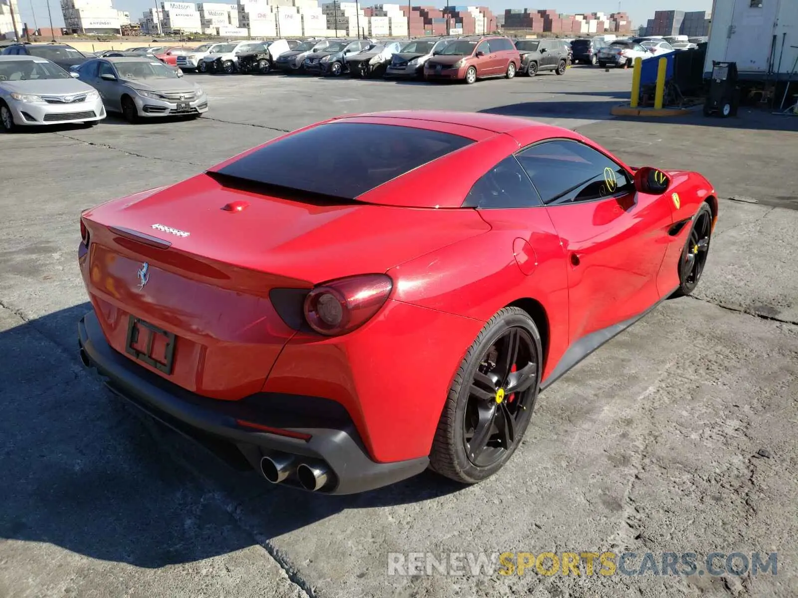 4 fotografías del automóvil dañado ZFF89FPA8K0240928 FERRARI PORTOFINO 2019