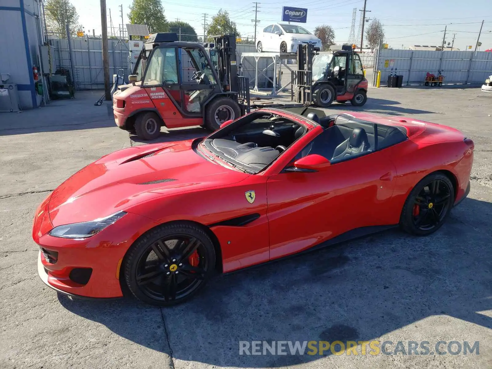 9 fotografías del automóvil dañado ZFF89FPA8K0240928 FERRARI PORTOFINO 2019