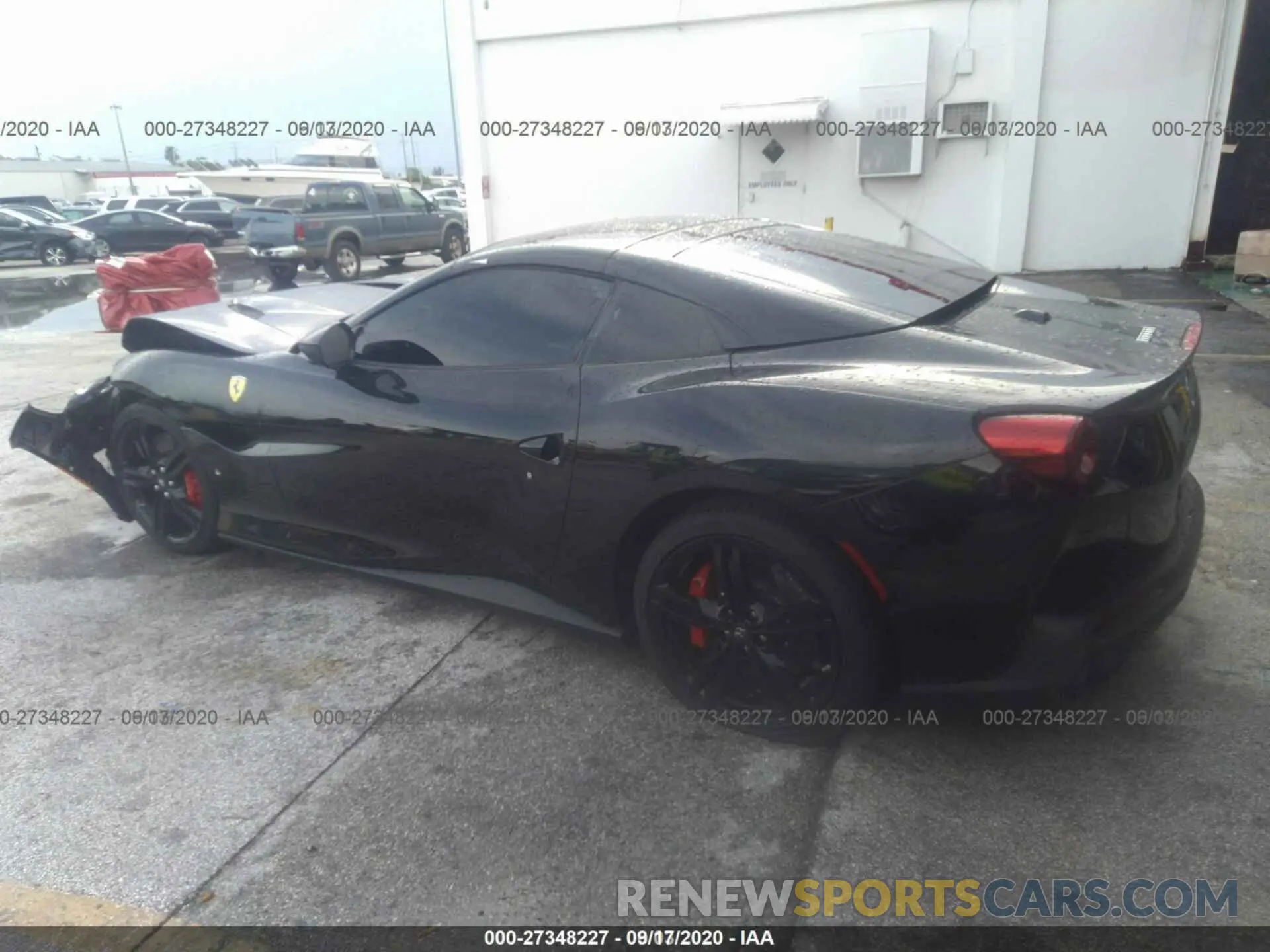 14 fotografías del automóvil dañado ZFF89FPAXK0242356 FERRARI PORTOFINO 2019