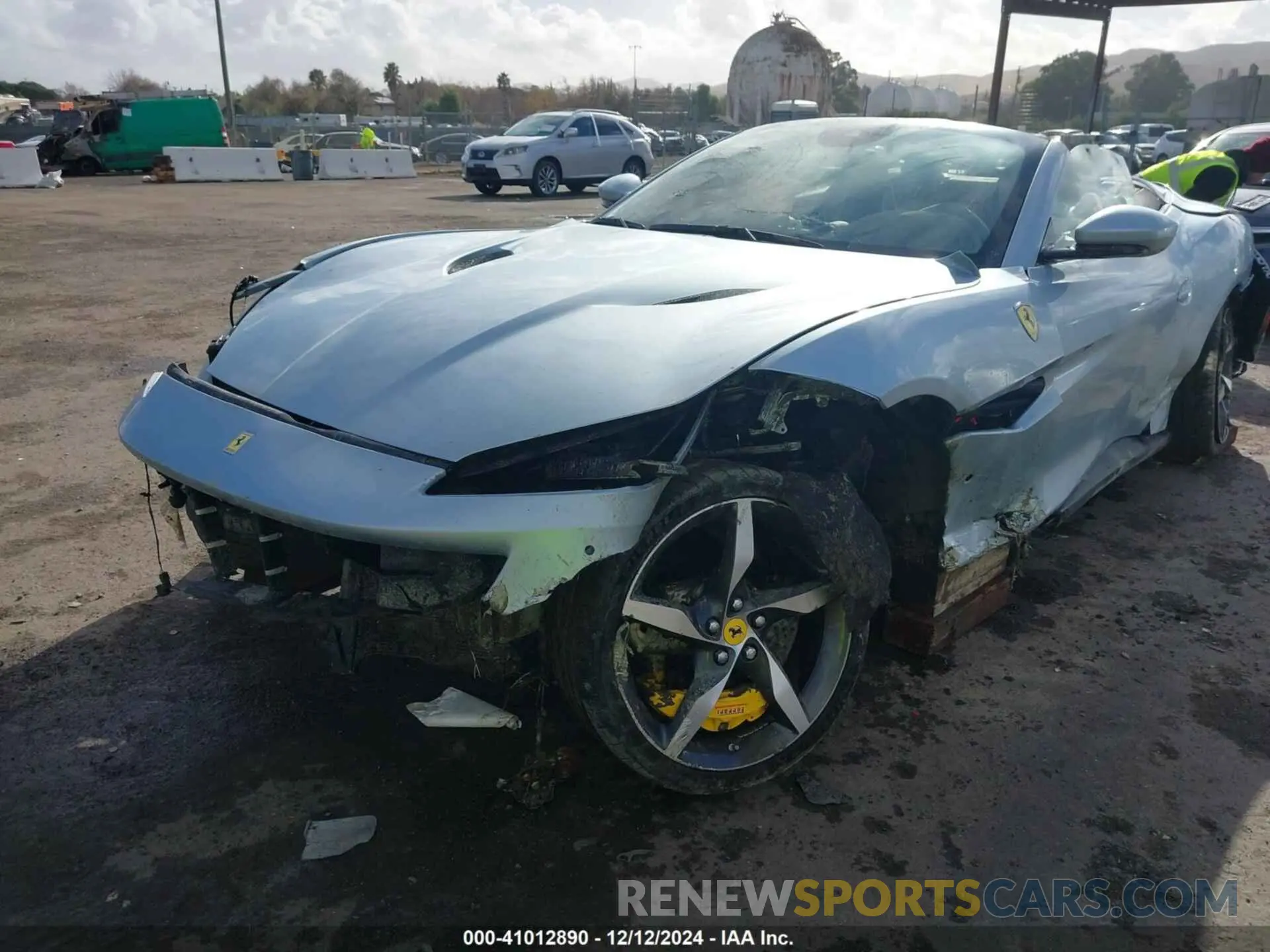6 fotografías del automóvil dañado ZFF02RPA0N0278807 FERRARI PORTOFINO M 2022