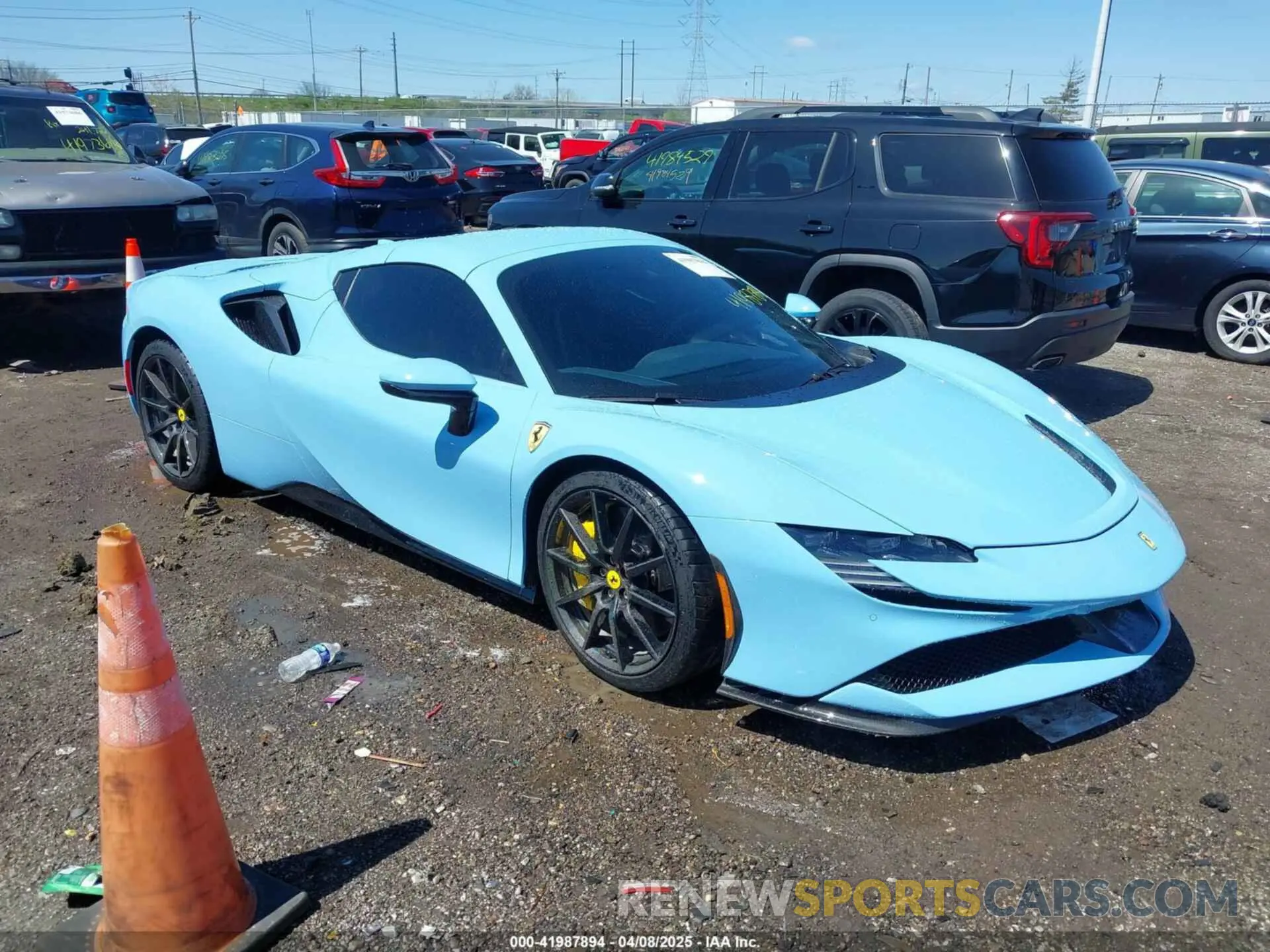 1 fotografías del automóvil dañado ZFF96NMA1R0310002 FERRARI SF90 SPIDER 2024