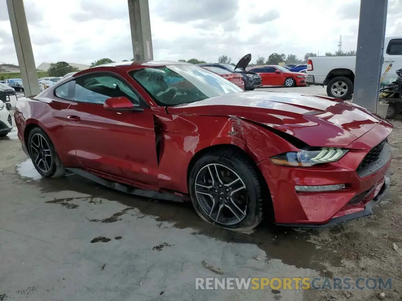 4 fotografías del automóvil dañado 1FA6P8TH4N5122804 FORD ALL Models 2022