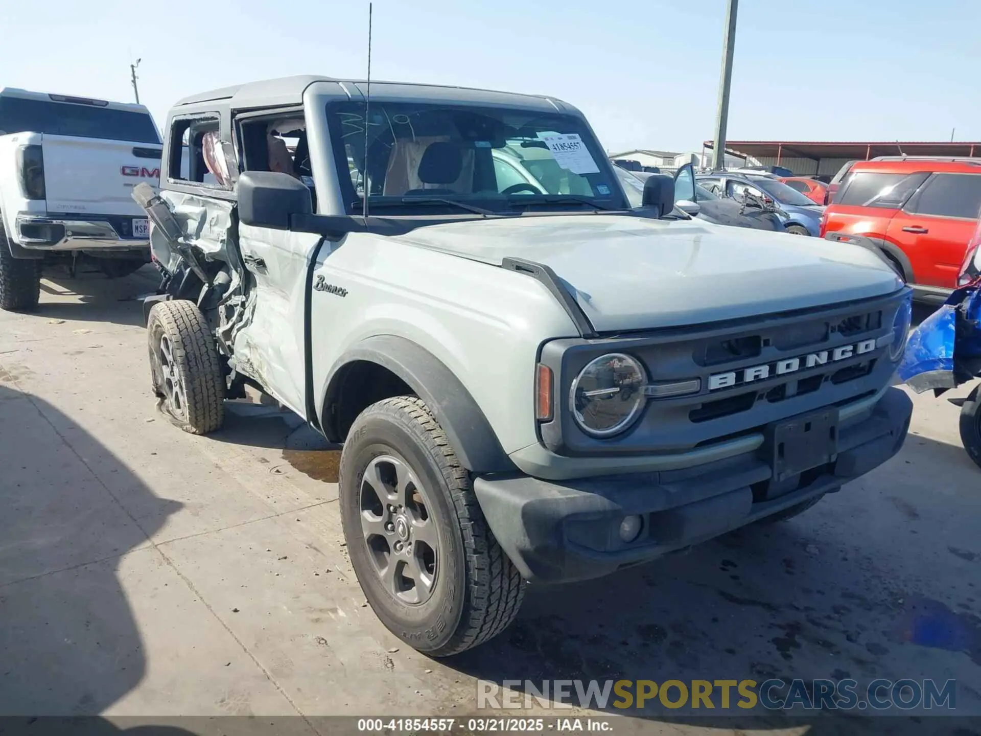 1 fotografías del automóvil dañado 1FMDE5AH2MLA77389 FORD BRONCO 2021
