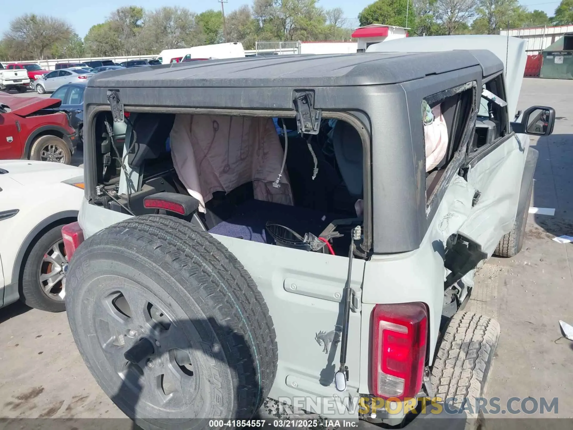 6 fotografías del automóvil dañado 1FMDE5AH2MLA77389 FORD BRONCO 2021