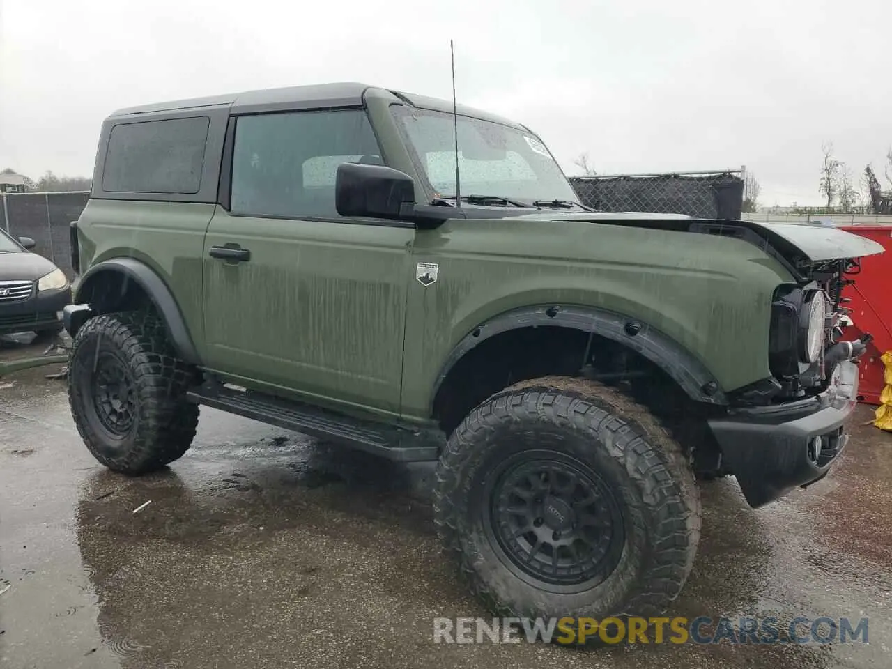 4 fotografías del automóvil dañado 1FMDE5AH7MLA79865 FORD BRONCO 2021