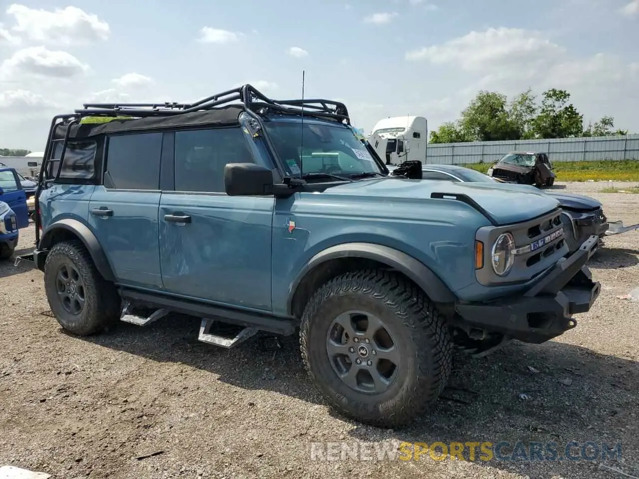 4 fotografías del automóvil dañado 1FMDE5BH2MLA83983 FORD BRONCO 2021