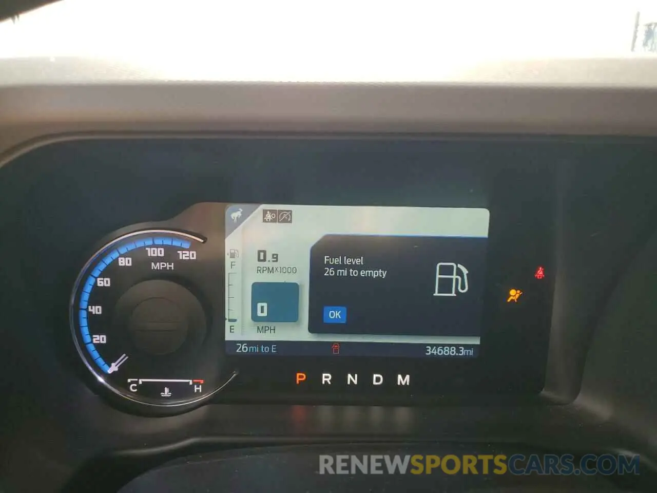 9 fotografías del automóvil dañado 1FMDE5BH2MLB06341 FORD BRONCO 2021