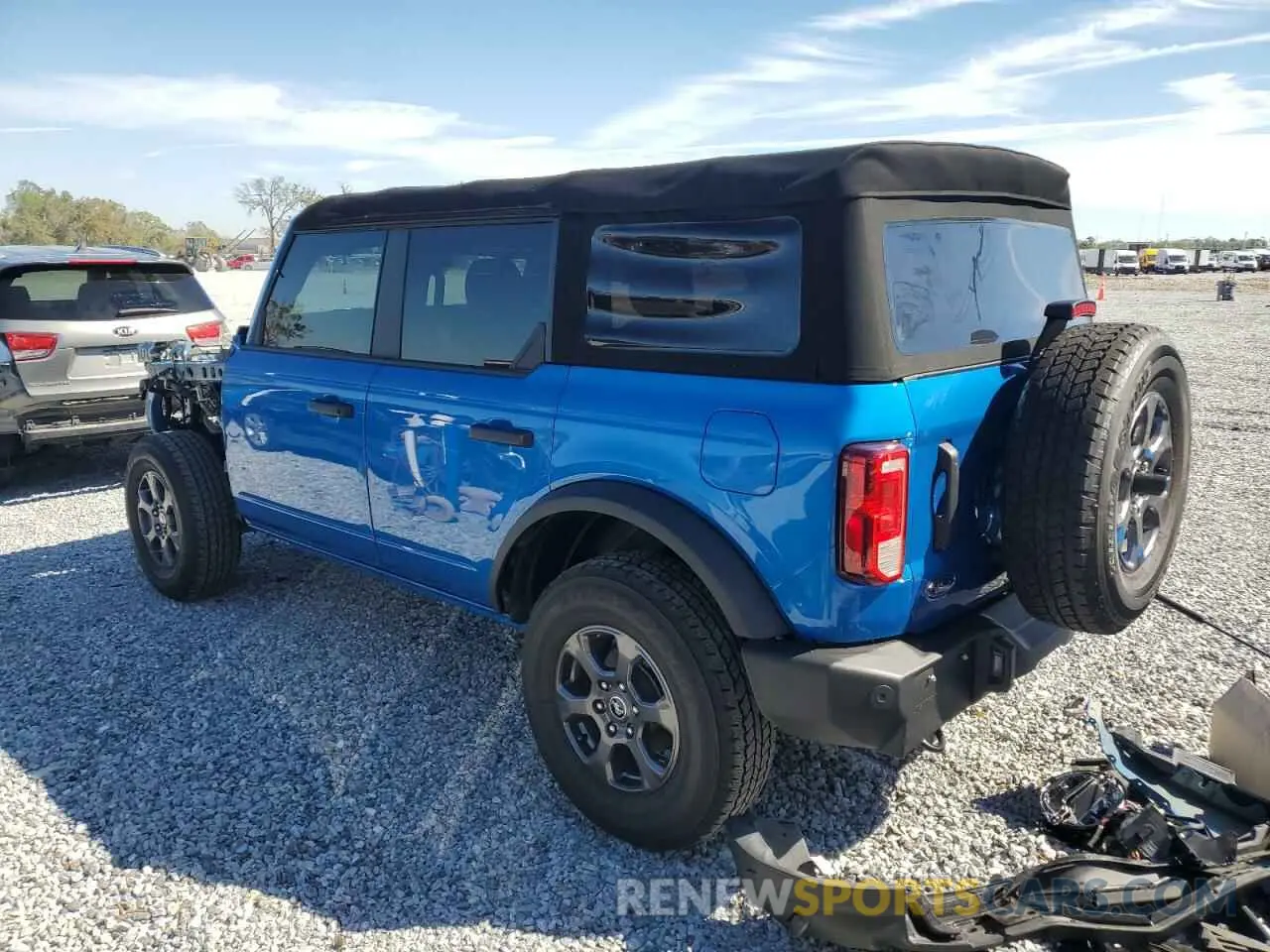 2 fotografías del automóvil dañado 1FMDE5BH6MLA97434 FORD BRONCO 2021