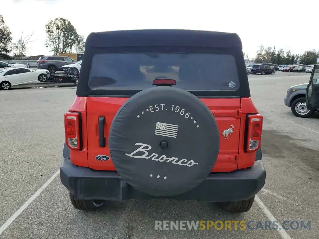 6 fotografías del automóvil dañado 1FMDE5BH8MLA82532 FORD BRONCO 2021
