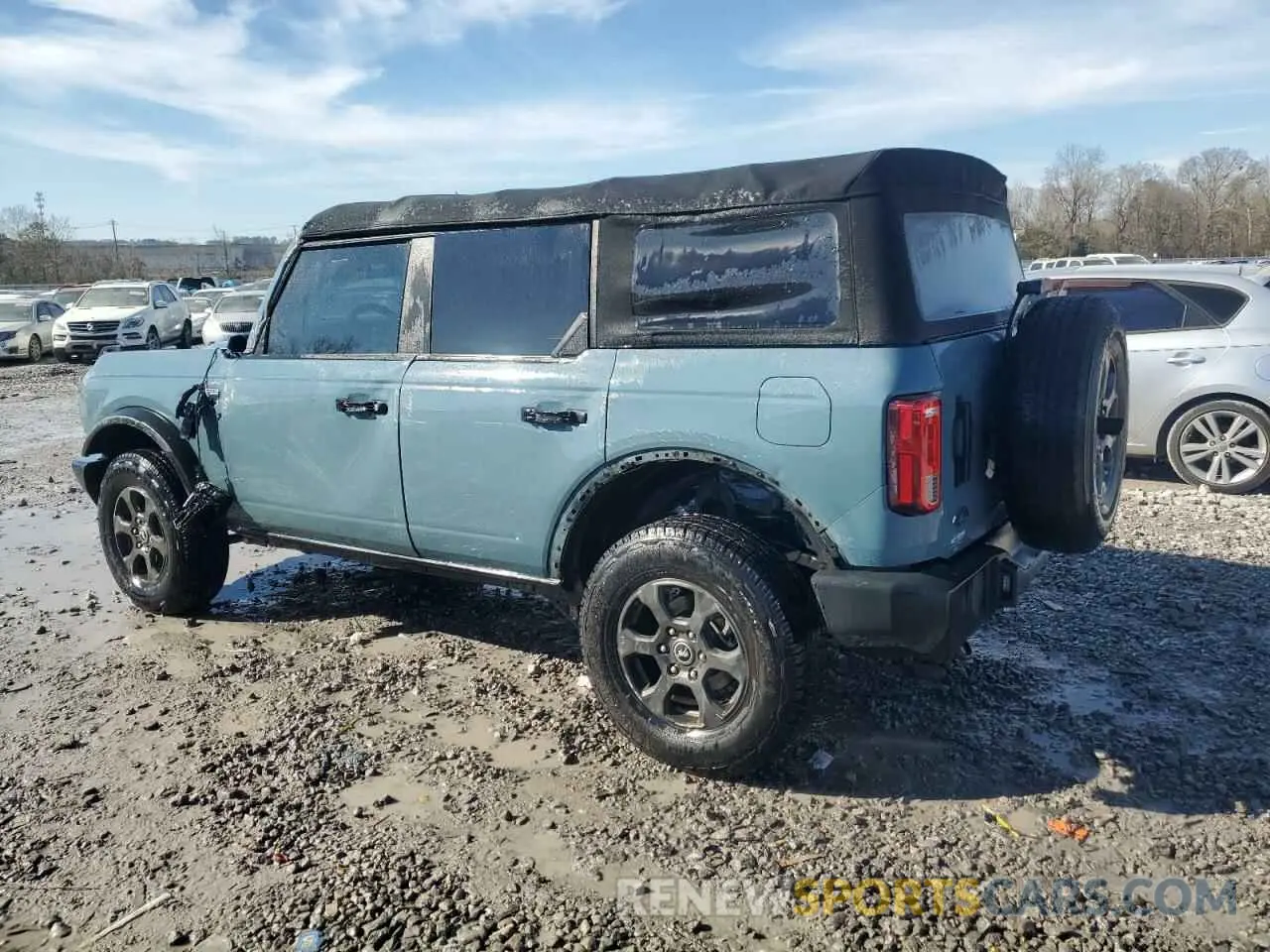 2 fotografías del automóvil dañado 1FMDE5BH9MLA83334 FORD BRONCO 2021