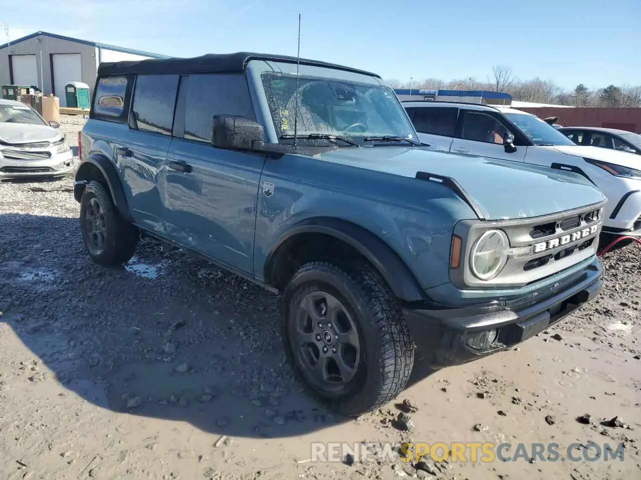 4 fotografías del automóvil dañado 1FMDE5BH9MLA83334 FORD BRONCO 2021