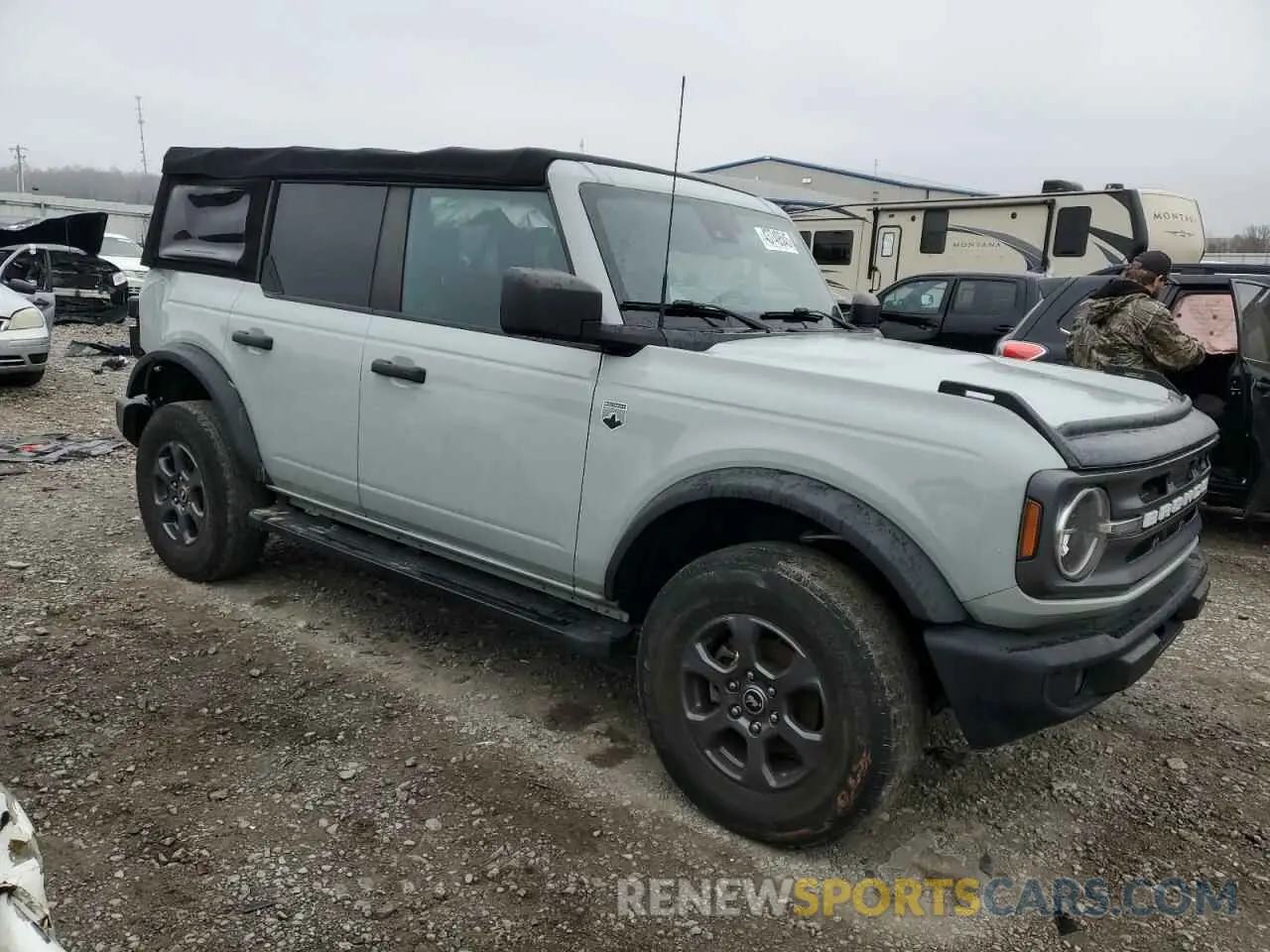 4 fotografías del automóvil dañado 1FMDE5BH9MLA96763 FORD BRONCO 2021