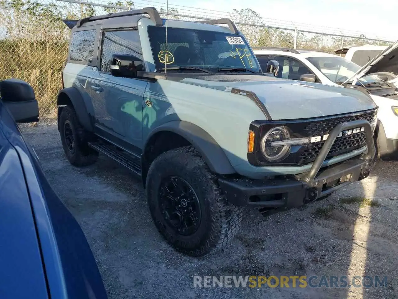 4 fotografías del automóvil dañado 1FMDE5CP5MLA66892 FORD BRONCO 2021