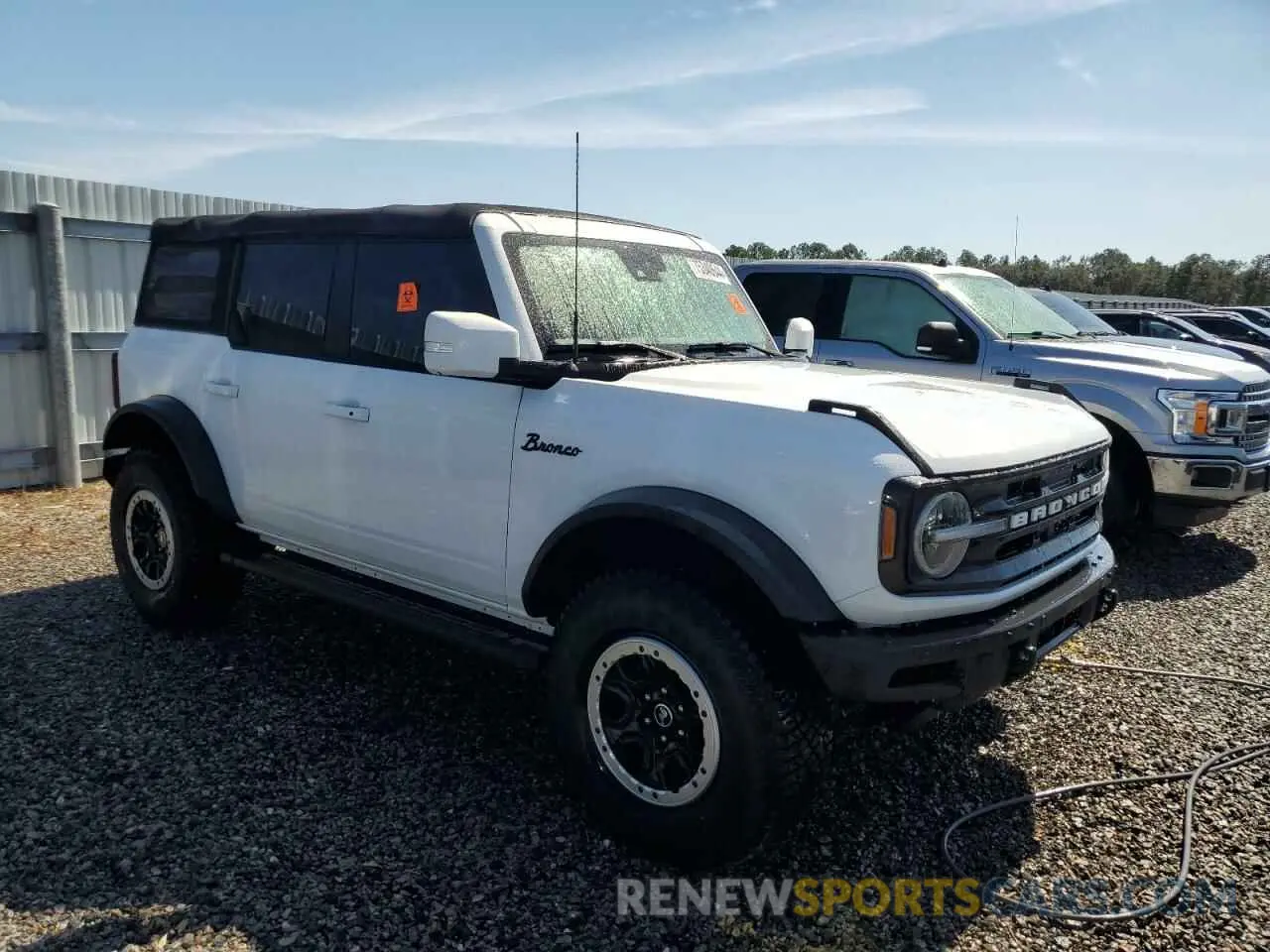 4 fotografías del automóvil dañado 1FMDE5DH0MLB04620 FORD BRONCO 2021