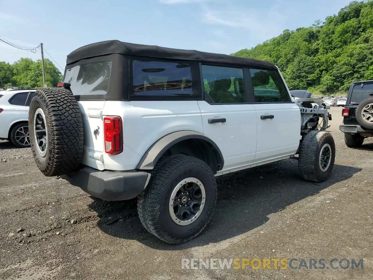 3 fotografías del automóvil dañado 1FMDE5DH7MLA97679 FORD BRONCO 2021