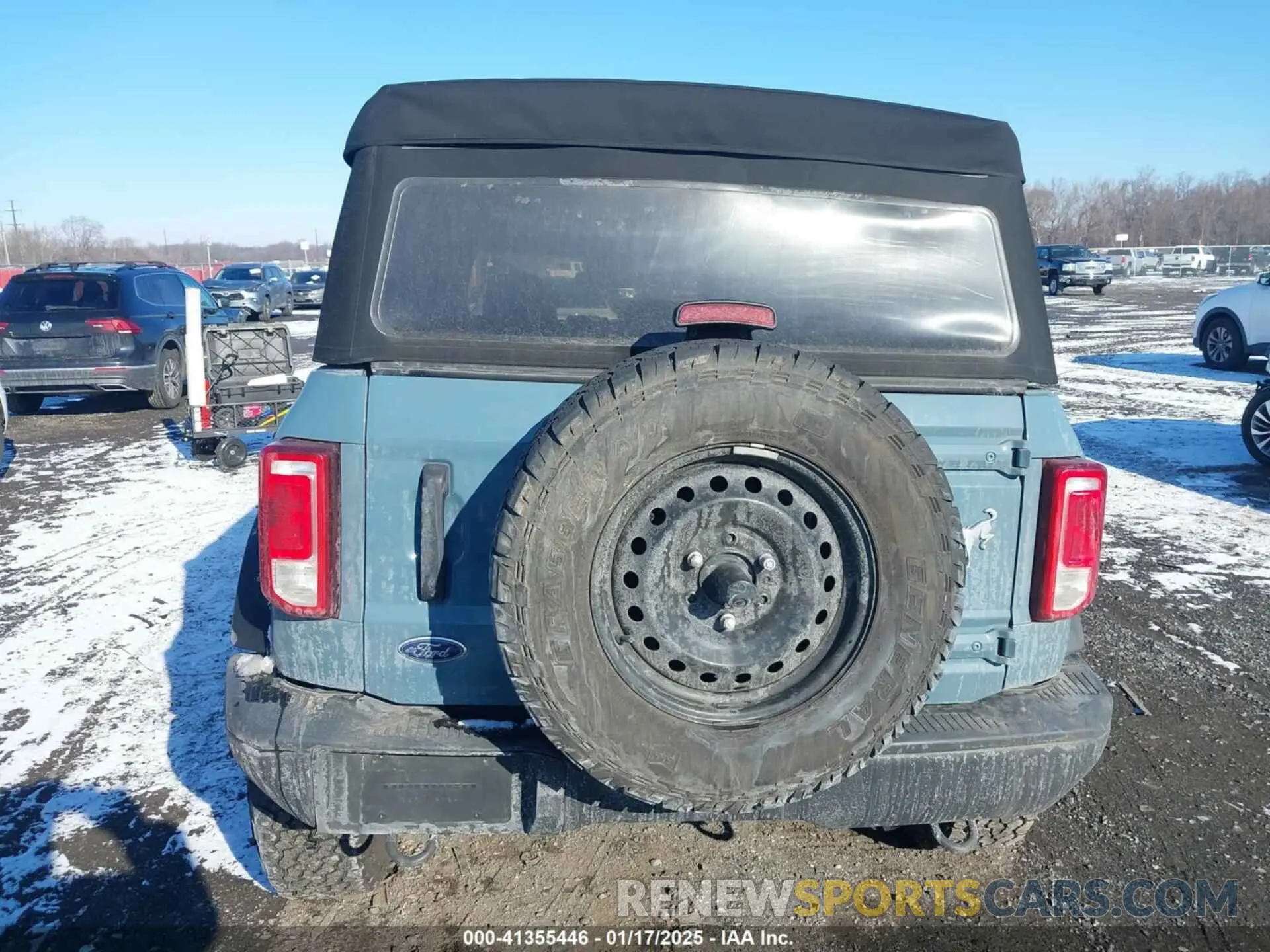 17 fotografías del automóvil dañado 1FMEE5BH2MLB08238 FORD BRONCO 2021
