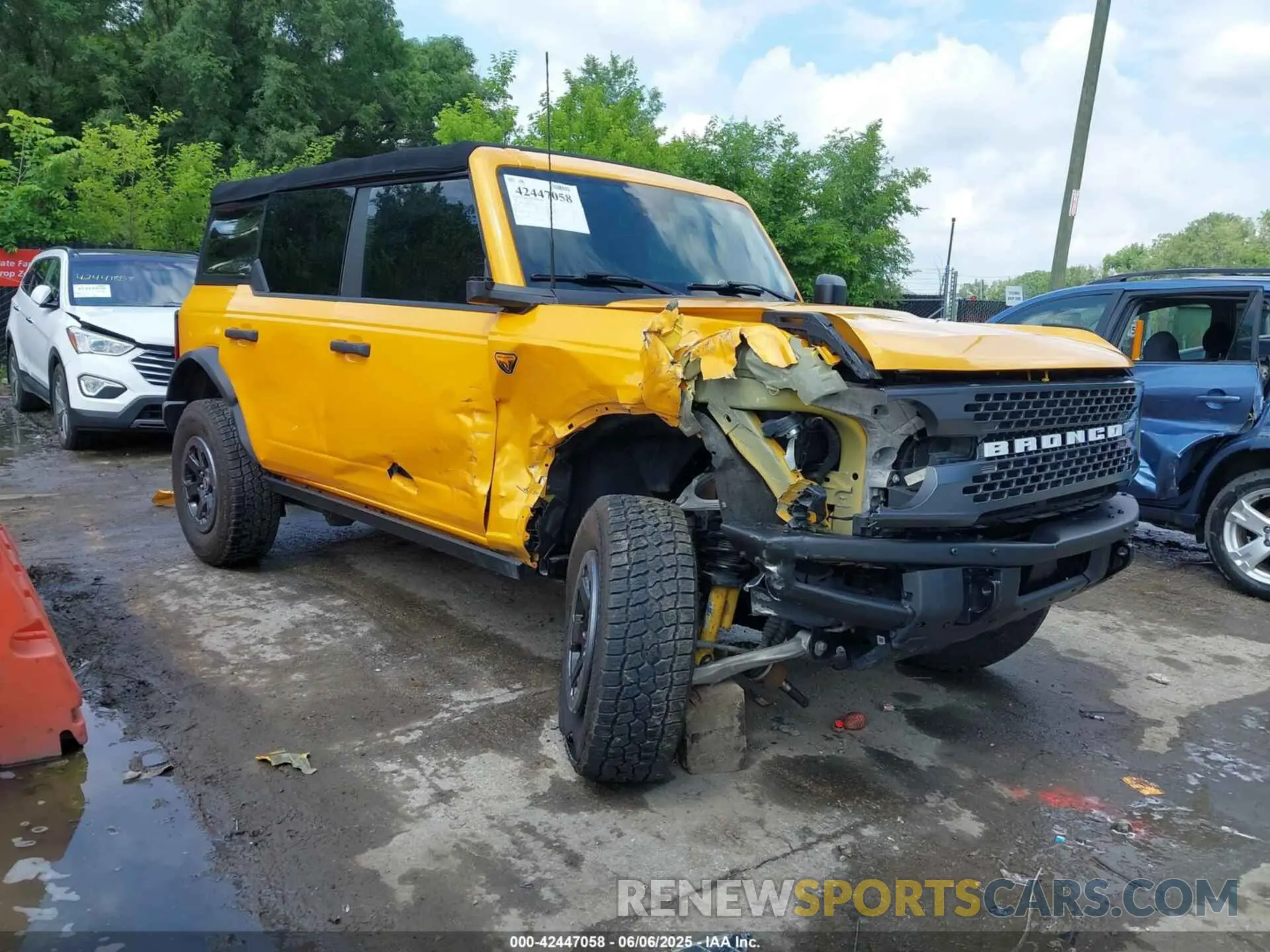 1 fotografías del automóvil dañado 1FMEE5DH0MLA63006 FORD BRONCO 2021