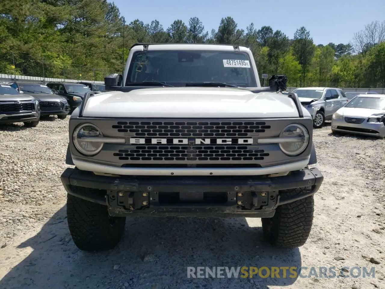 5 fotografías del automóvil dañado 1FMEE5DP2MLA87380 FORD BRONCO 2021