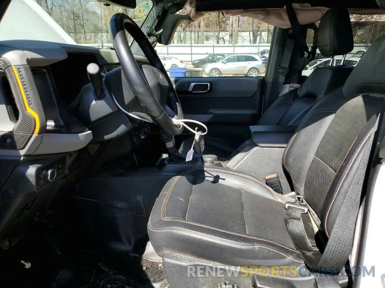7 fotografías del automóvil dañado 1FMEE5DP2MLA87380 FORD BRONCO 2021